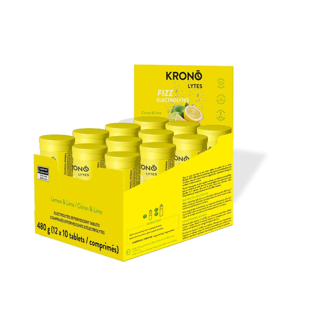 Image KRONO Effervescent Tablets electrolytes LEMON LIME